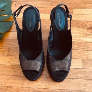 Banana Republic Platform Slingback Wedge